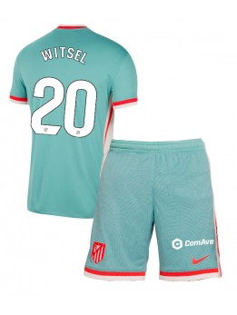 Atletico Madrid Axel Witsel #20 Auswärts Trikotsatz für Kinder 2024-25 Kurzarm (+ Kurze Hosen)